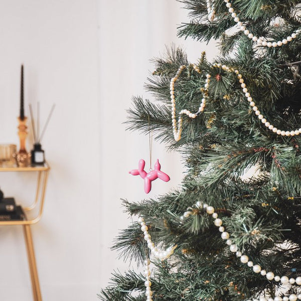 Housevitamin - Keramik Anhänger Balloon Dog Pink