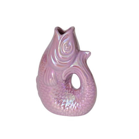 Gift Company - Fischvase / Kerzenhalter 0,2 Liter Rainbow Violett