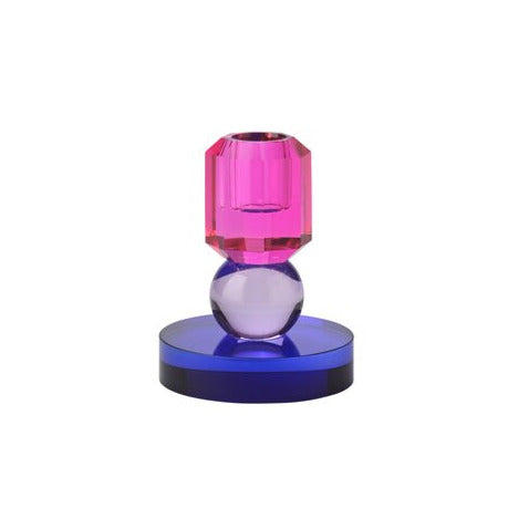 Gift Company - Kerzenhalter Sari Pink-Flieder-Lila 10,5 cm