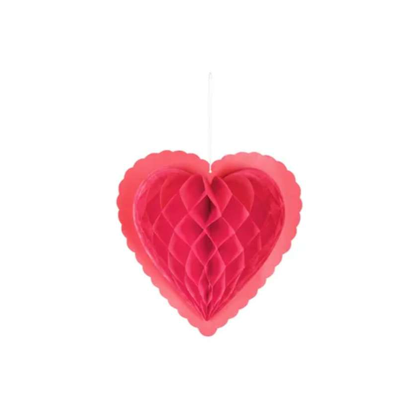 Premioloon - Wabenball Herz Pink Medium