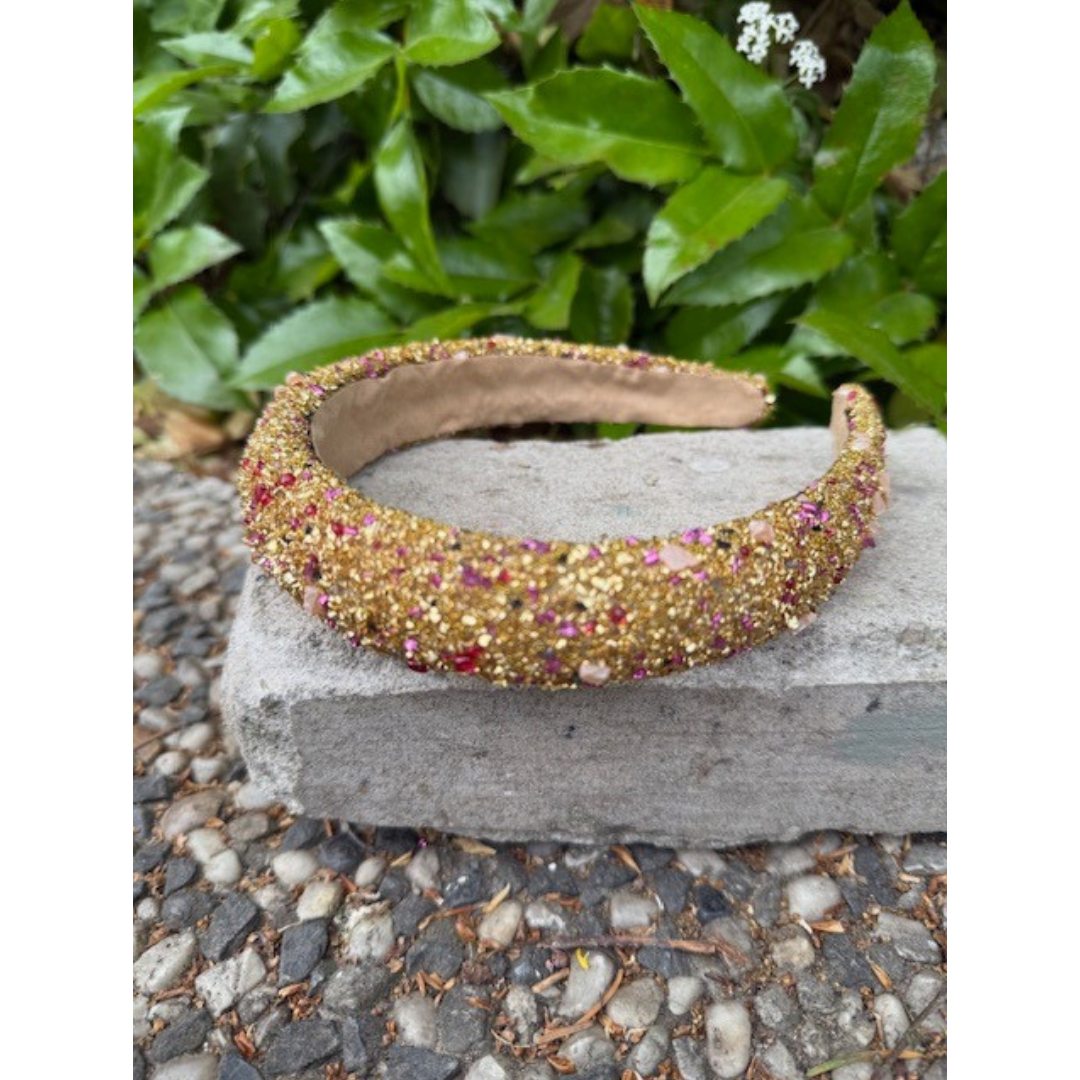 Conceptnails - Kristall Candy Haarband Gold