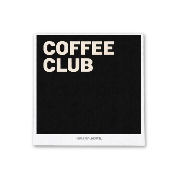 Herr & Frau Hempel - Schwammtuch Coffee Club