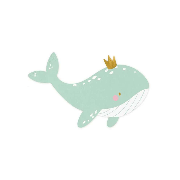 Premioloon - Servietten Wal