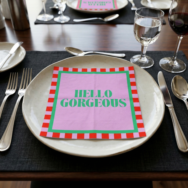 Housevitamin - Papierservietten Hello Gorgeous