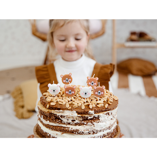 Premioloon - Kuchenkerzen Bären