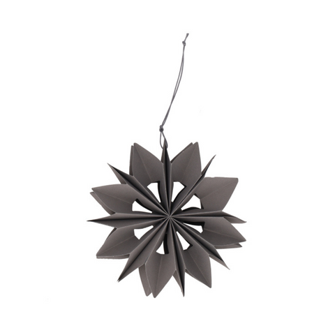 Vosteen - Papierstern Sanja Grau