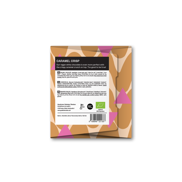 Goodio - Chocolate Caramel Crisp White
