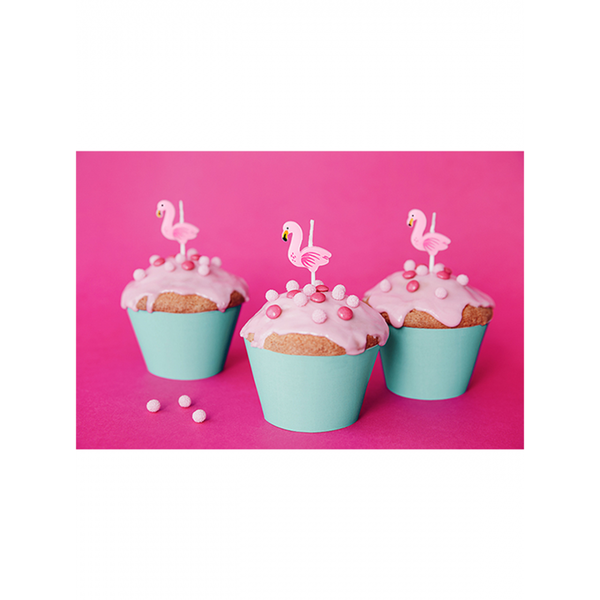 Premioloon - Kuchenkerzen Flamingo
