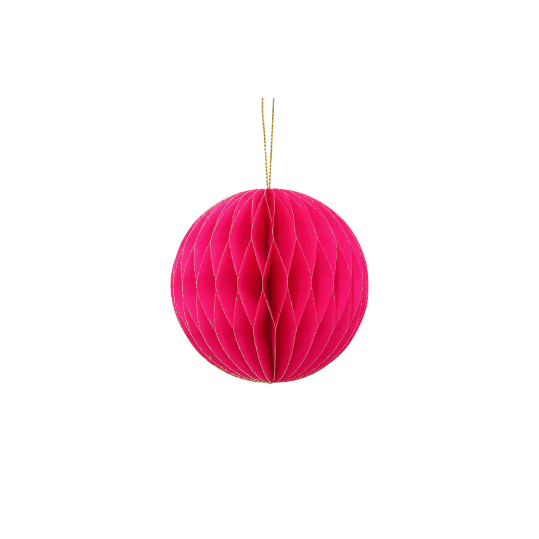 Von Rike - Weihnachtskugel Neon Pink