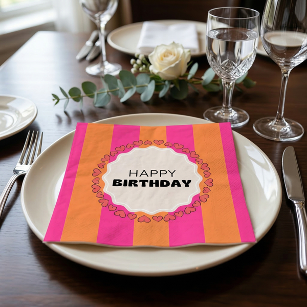 Housevitamin - Papierservietten Happy Birthday