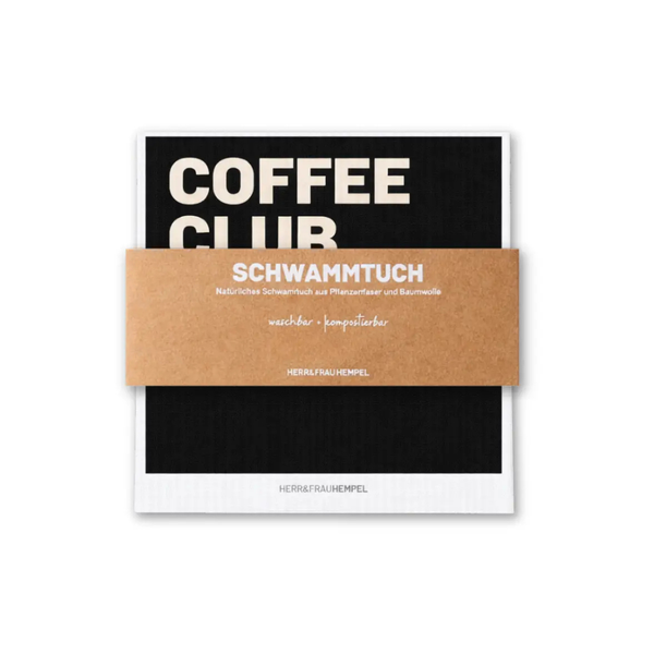 Herr & Frau Hempel - Schwammtuch Coffee Club