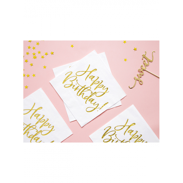 Premioloon - Servietten Happy Birthday