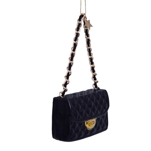 Vondels - Glas Anhänger Black Fashion Bag
