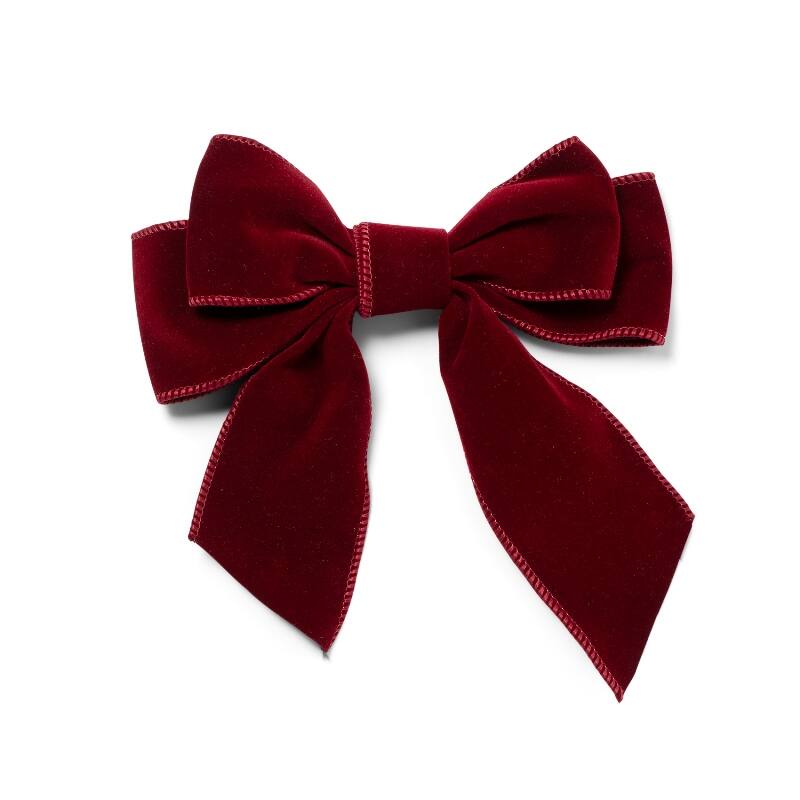 Vondels - Velvet Bow Baumschmuck Burgundy