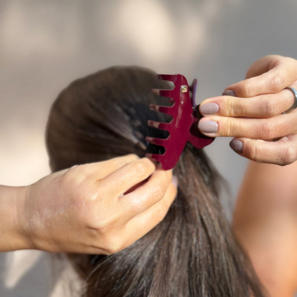 Haarspange „Bridget“ in Rot
