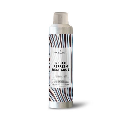 The Gift Label - Shower Foam Relax, Refresh, Recharge