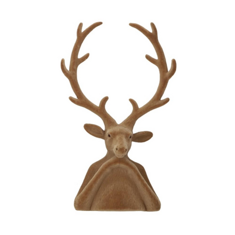 Vosteen - Hirschkopf Tasko 45 cm Taupe