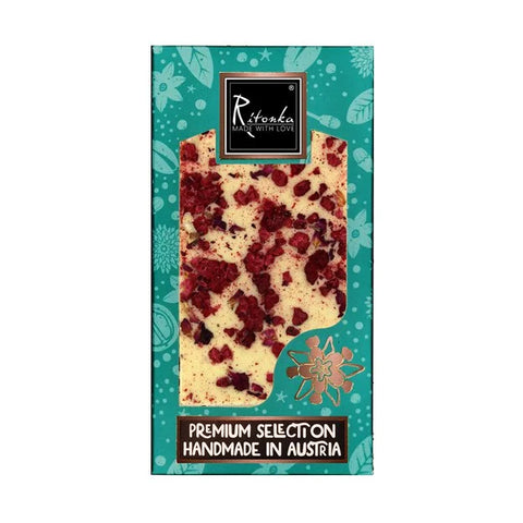 Ritonka - Premium Weisse Schokolade Himbeere und Rose