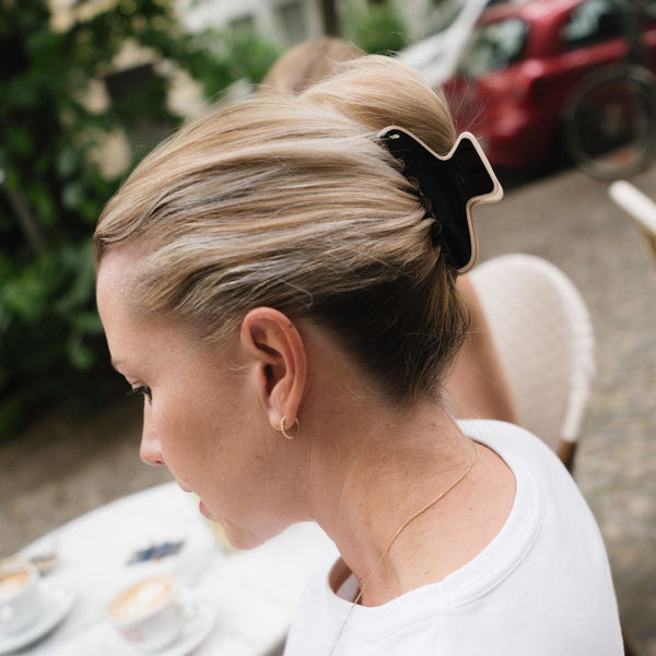 Haarspange „Violette“ S in Schwarz