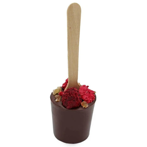 Ritonka - Hot Chocolate Stick Bitterschokolade Himbeeren & Ingwer