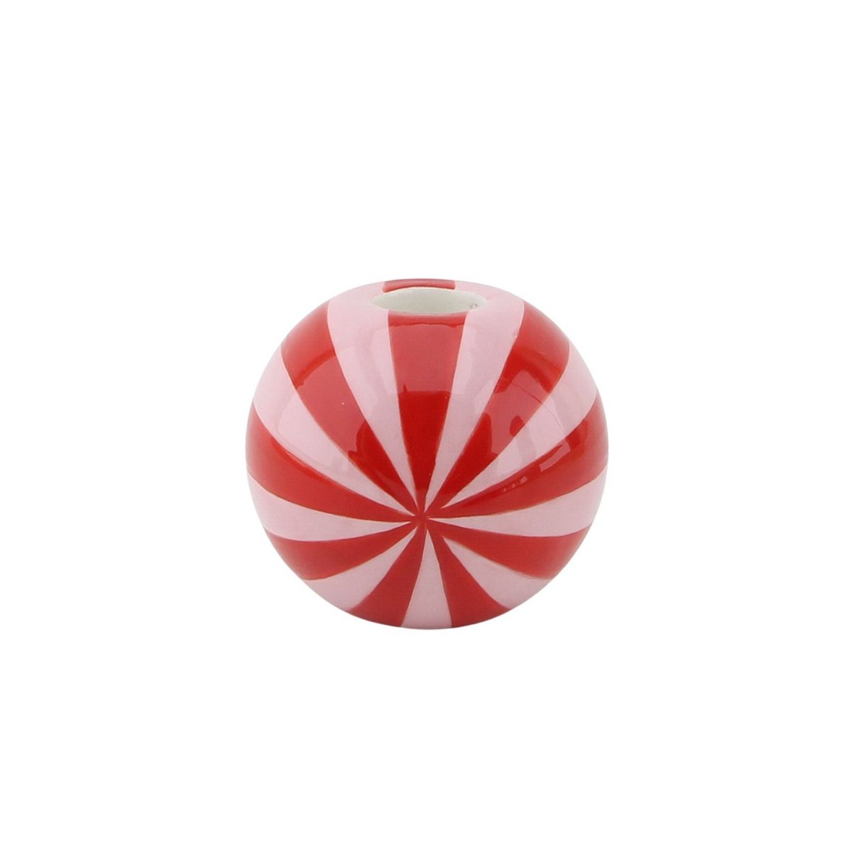 Housevitamin - Kerzenhalter Swirl Rot/Pink Gross