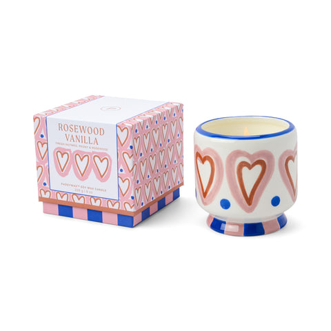 Paddywax - Duftkerze Adopo Hearts Rosewood Vanilla