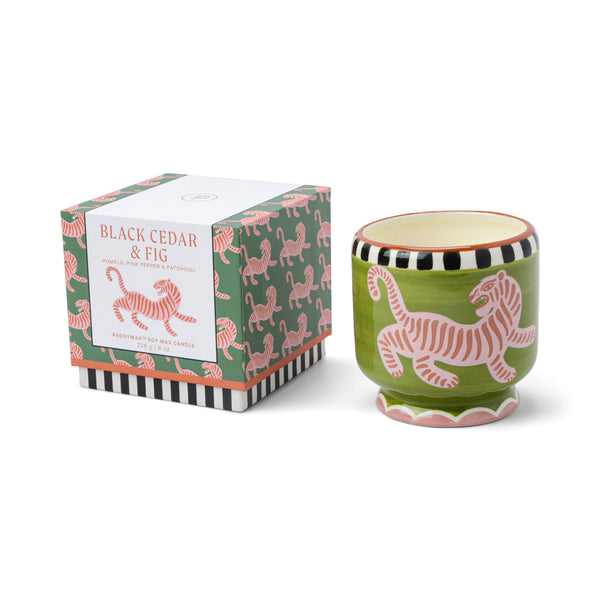 Paddywax - Duftkerze Adopo Tiger Black Cedar & Fig