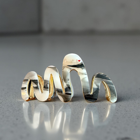 Conceptnails by INESSA - Haarspange „Bernadette“ in Grey