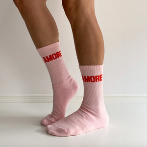 Navucko - Socken AMORE Rosa/Rot