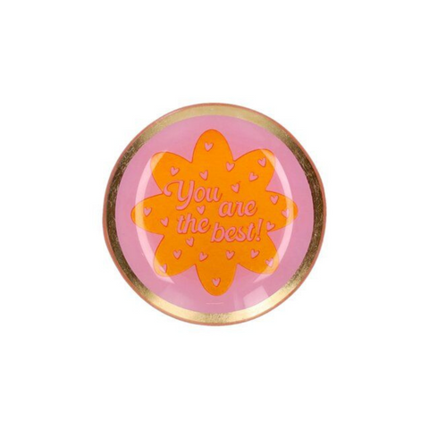 Gift Company - Love Plates Glasteller You are the best