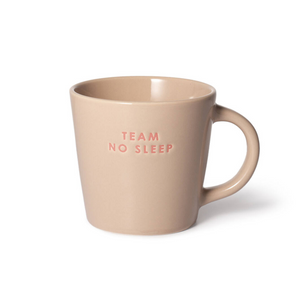 Vondels - Ceramic Cappuccino Tasse Team No Sleep Beige