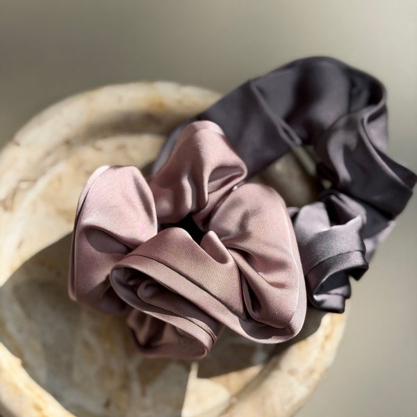 Haargummi Scrunchie „Mirela“ in Beige Rose