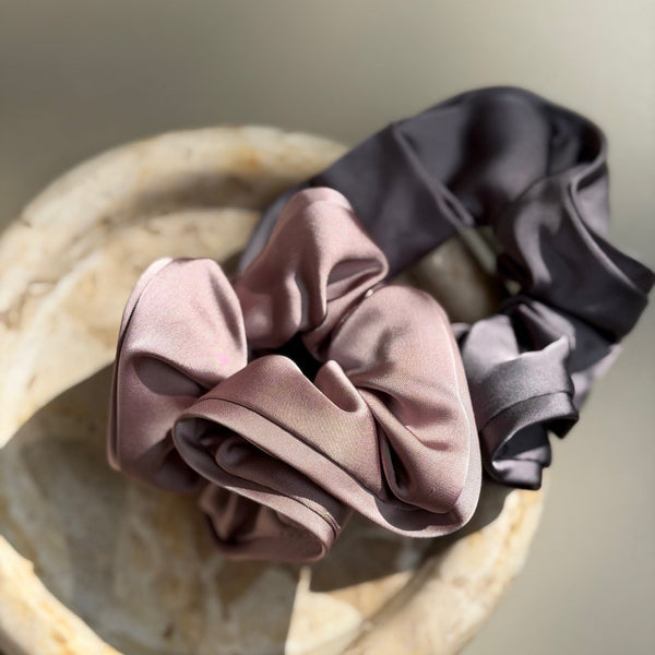 Haargummi Scrunchie „Mirela“ in Dark Grey