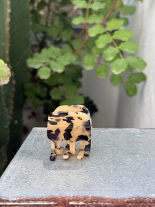 Haarspange „Marlen“ im Leo Look Beige Schwarz- Conceptnails by INESSA