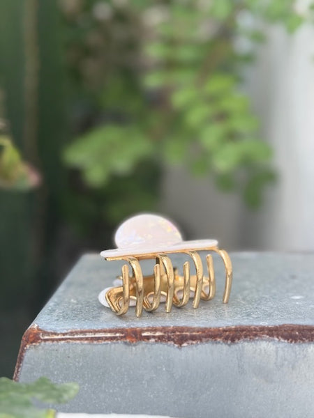 Conceptnails by INESSA - Haarspange „Karla“ in Weiss