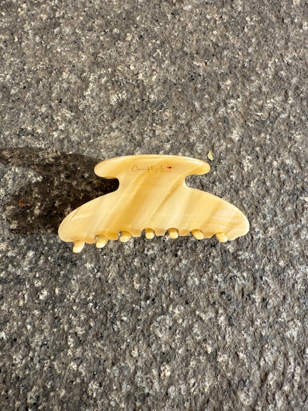 Conceptnails by INESSA - Haarspange „Doreen“ in Hornoptik Beige