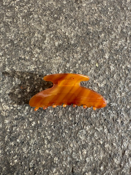 Conceptnails by INESSA - Haarspange „Doreen“ in Hornoptik Cognac