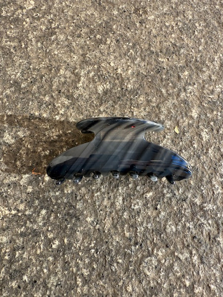 Conceptnails by INESSA - Haarspange „Doreen“ in Hornoptik Grey