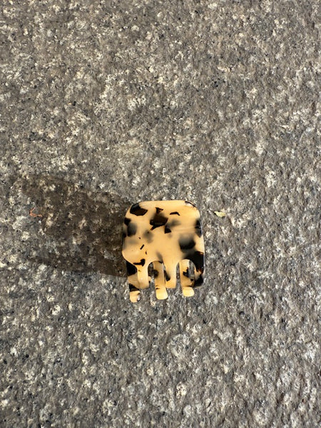 Conceptnails by INESSA - Haarspange „Marlen“ M in Leo Beige Schwarz