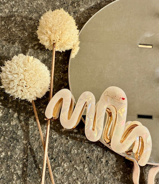 Conceptnails by INESSA - Haarspange „Bernadette“ in Weiss