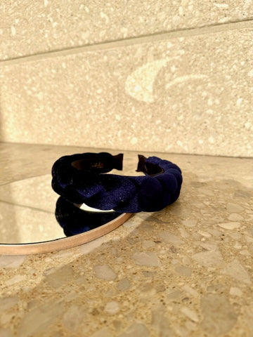 Conceptnails by INESSA - Geflochtenes Haarband „Renata“ Blau