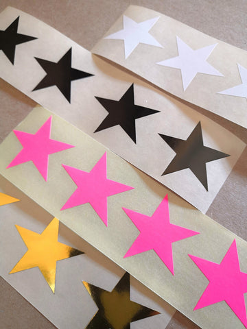 Paperholic - Star Sticker Large Neonpink