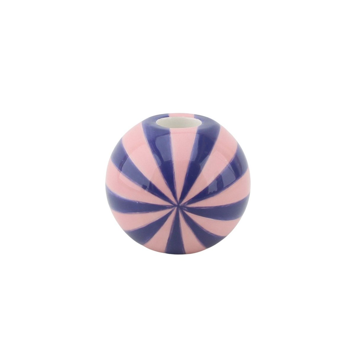 Housevitamin - Kerzenhalter Swirl Blau/Pink