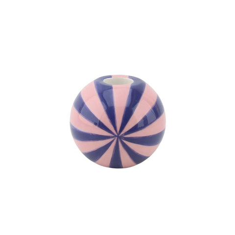 Housevitamin - Kerzenhalter Swirl Blau/Pink