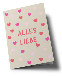 Nobis Design - Klappkarte nola Alles Liebe