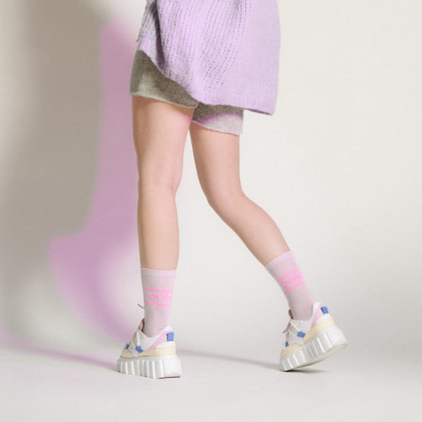 Ooley - Socken Pastel Neon Pink