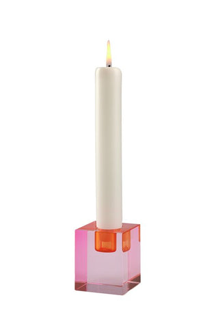Gift Company - Kerzenhalter Dioptrics Rosa-Orange