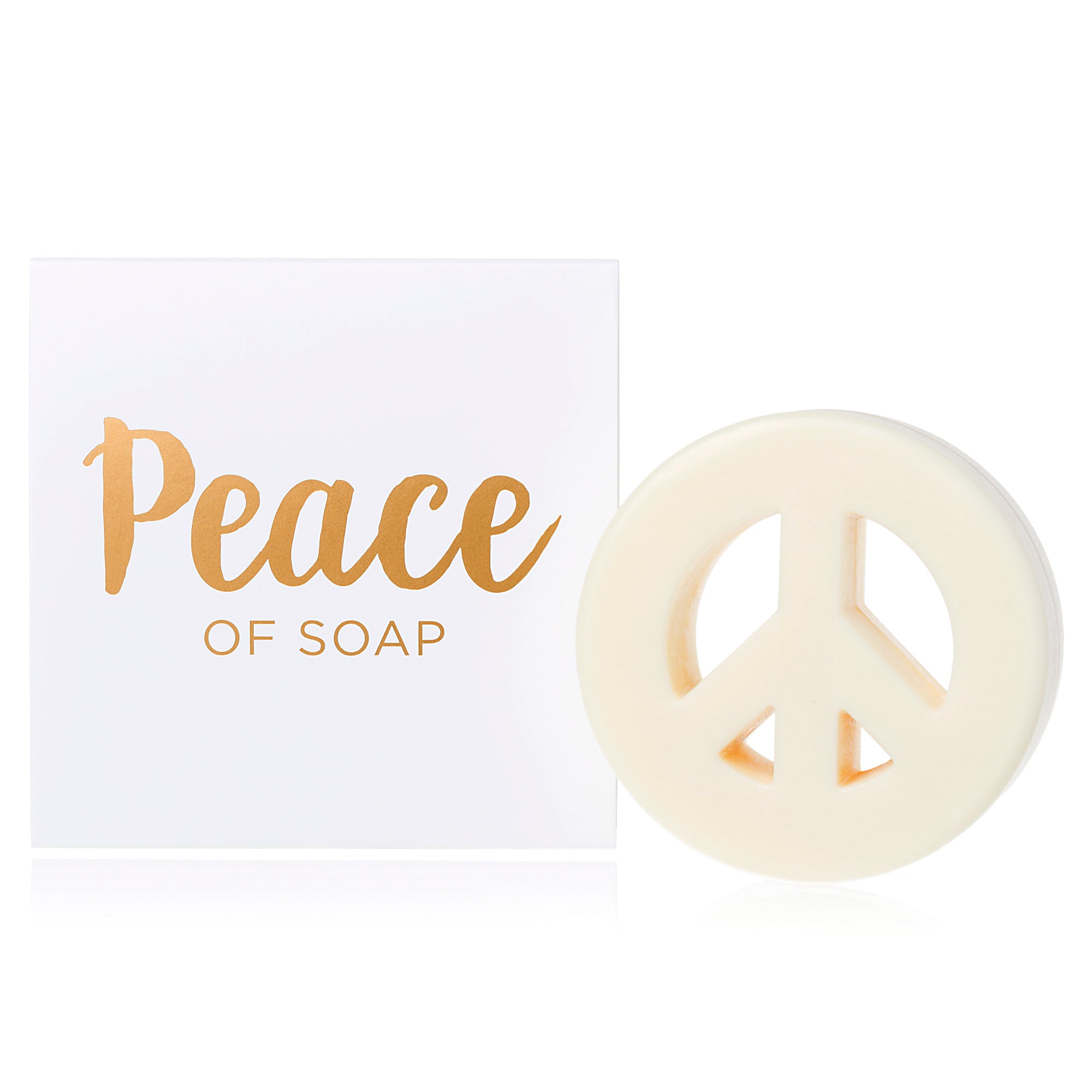 DearSoap - Kordelseife Peace weiß