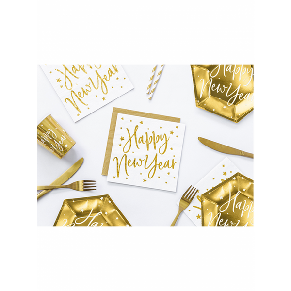 Premioloon - Servietten Metallic Gold