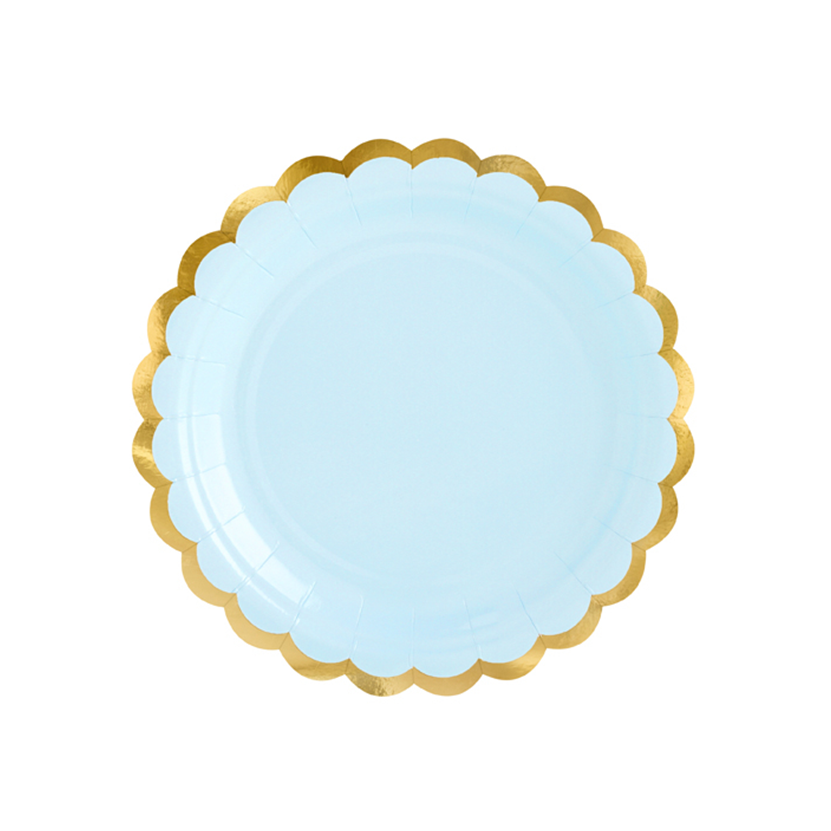 Premioloon - Pappteller Pastell Hellblau
